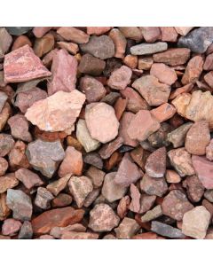 Schiste rouge 5/15 ou 6/20 en vrac, la tonne