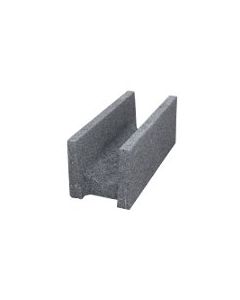 Bloc béton en U pour chainage horizontal 15x20x50 NF, l'u