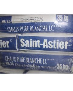 Chaux blanche en sac de 35 Kg